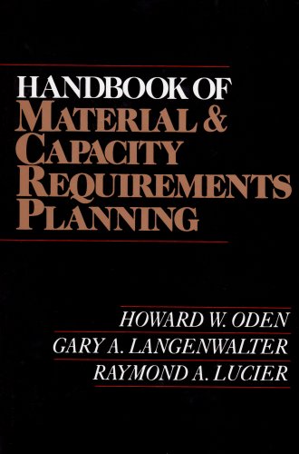 HANDBOOK OF MATERIAL AND CAPACITY REQUIREMENTS PLANNING