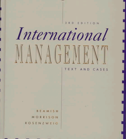 INTL MGT: TEXT AND CASES