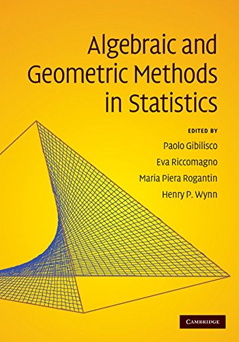 ALGEBRAIC AND GEOMETRIC METHODS IN STATISTICS
