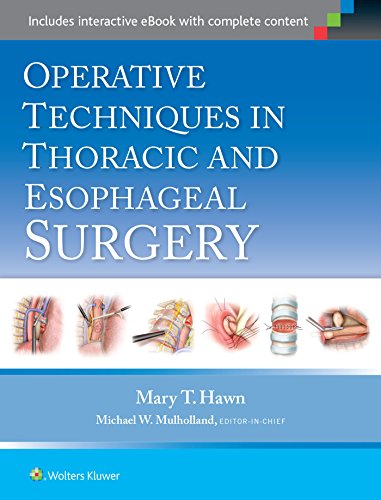 OPERATIVE TECHNIQUES IN THORACIC AND ESOPHAGEAL SURGERY- ISBN: 9781451190182
