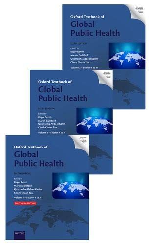 OXFORD TEXTBOOK OF GLOBAL PUBLIC HEALTH 3 VOLS SET
