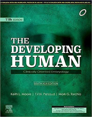 THE DEVELOPING HUMAN: CLINICALLY ORIENTED EMBRYOLOGY