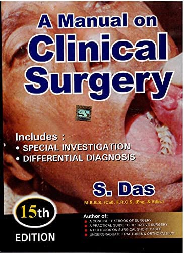 A MANUAL ON CLINICAL SURGERY- ISBN: 9788190568104