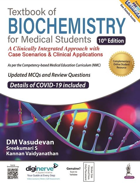TEXTBOOK OF BIOCHEMISTRY FOR MEDICAL STUDENTS | ISBN: 9789354656484