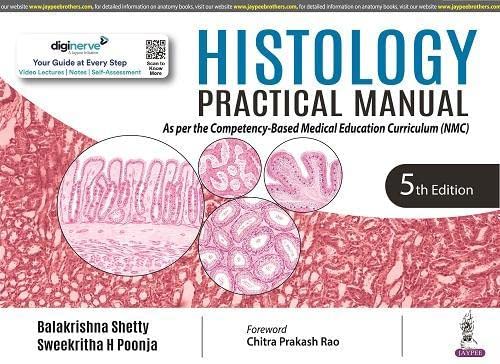 HISTOLOGY PRACTICAL MANUAL- ISBN: 9789354658709