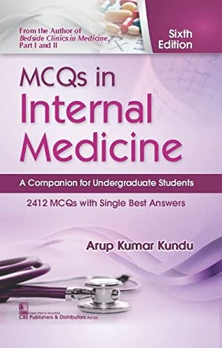 MCQS IN INTERNAL MEDICINE A COMPANION FOR UNDERGRADUATE STUDENTS (PB 2022)- ISBN: 9789354663666