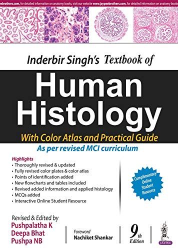 
inderbirsingh-s-textbook-of-human-histology-with-color-atlas-and-practical-guide-9-ed-9789389034974