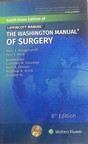 THE WASHINGTON MANUAL OF SURGERY- ISBN: 9789389702354